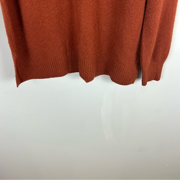 Madewell Alpaca Blend Orange Sweater Size Large - Picture 6 of 11